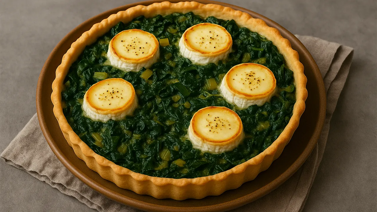 Img Tarta salada de acelgas con queso de cabra