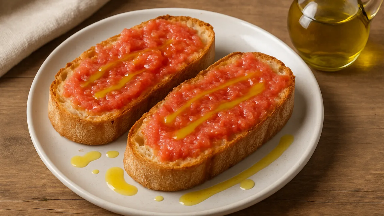 Img Pan con tomate y aceite La Maja al estilo navarro